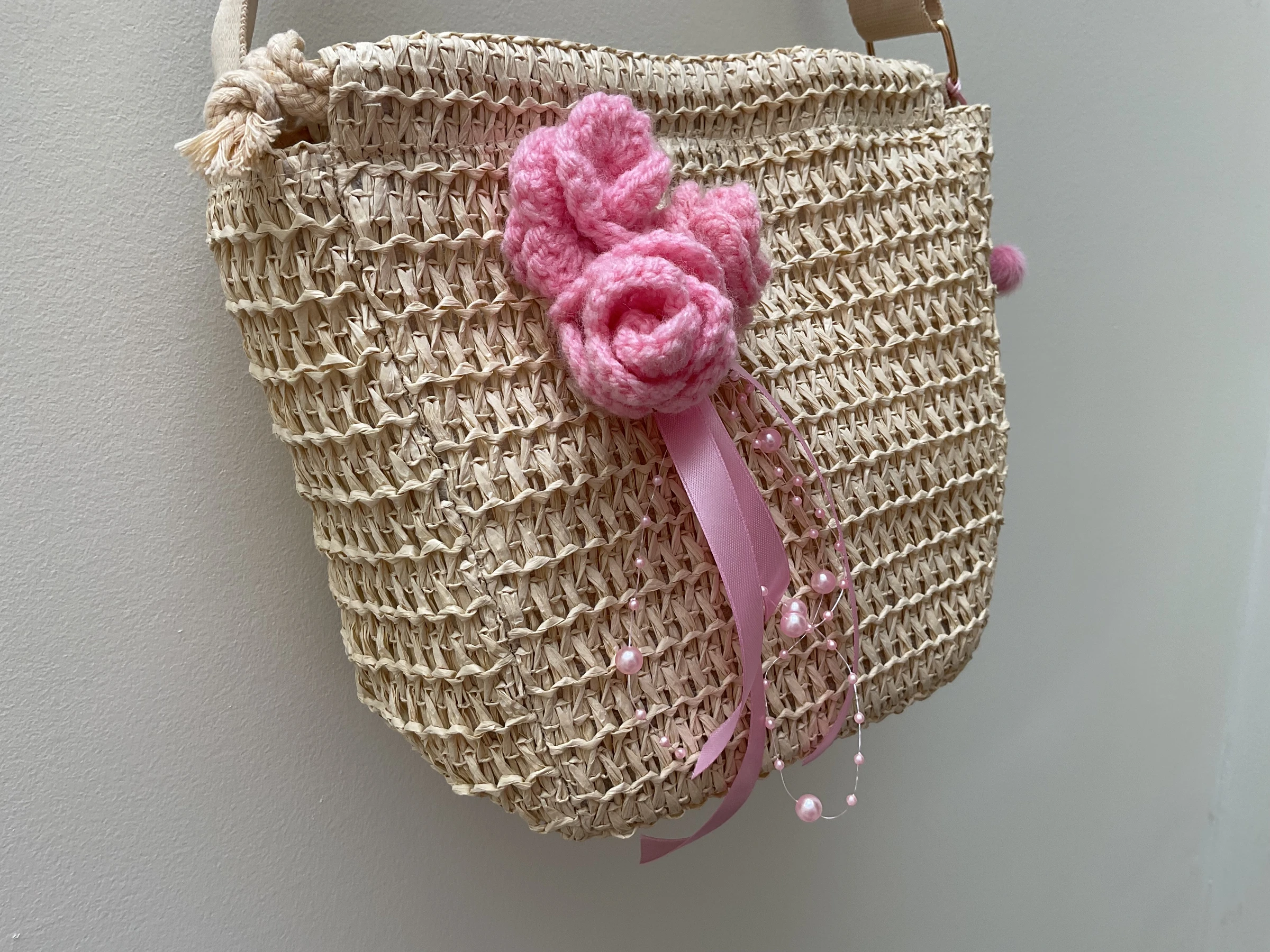 Cinturón cruzado con rosas, Made By Anne. ¡EN VENTA! – photo 3